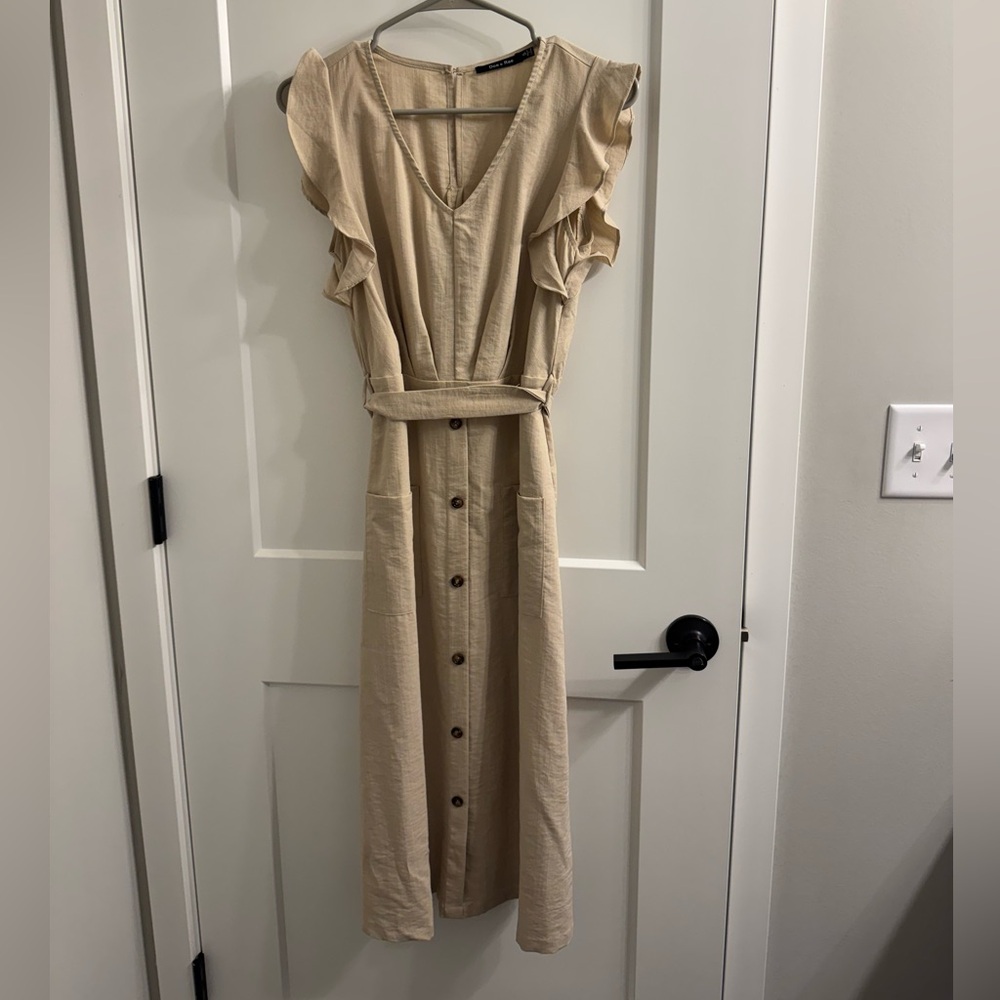 Doe & Rae Tan Dress